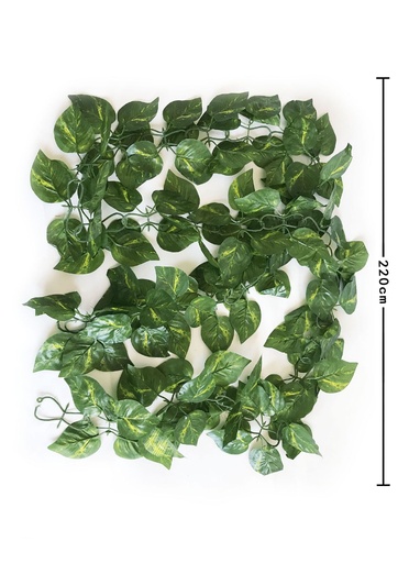 [6202016] Rama decorativa de cadena de pothos de 2.2 m - Accesorios decorativos