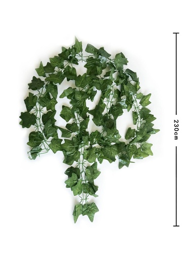 [6202018] Rama decorativa de cadena de hojas de batata de 2.2 m - Accesorios decorativos
