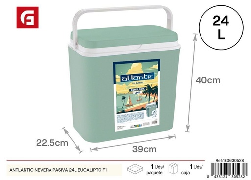 [180630528] Nevera pasiva Atlantic de 24 L color eucalipto - Utensilios de cocina