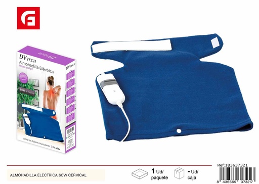 [183637321] Almohadilla eléctrica cervical 60W - Textiles de hogar y productos eléctricos