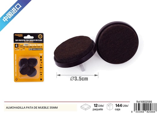 [6802566] Almohadilla pata de mueble 35 mm - Accesorios para muebles