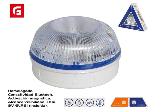 [200934303]  Baliza Help Flash 16 LED - Iluminación y señales
