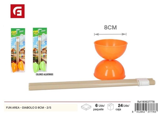 [161637778] Peonza de 8cm 2 modelos - Juguetes de equilibrio y malabares