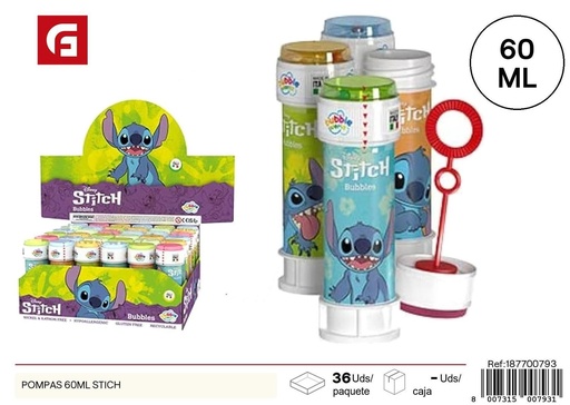 [161600793] Pompas 60ml Stitch - Juguetes de pompas