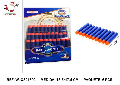[189880139] Balas blandas de 3 filas - Accesorios para juguetes