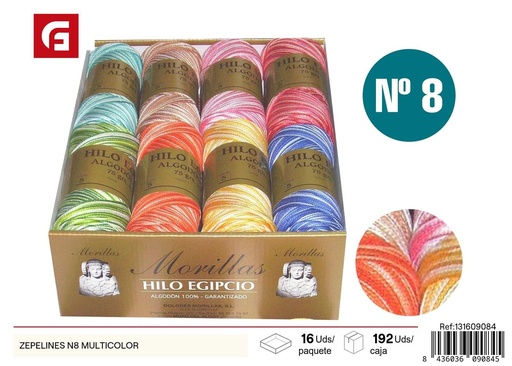[131609084] Zeppelins N8 multicolor - Hilo para trabajos creativos