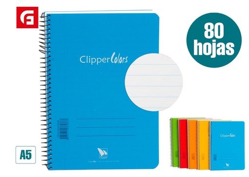[150466486] BLOC Cuarto 80H T/PP Clipper - Material escolar versátil
