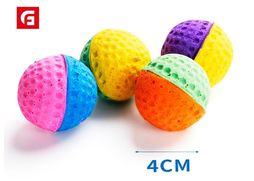 [171003926] Pelota de dos colores de juguete para mascotas - Juguetes y entretenimiento para perros