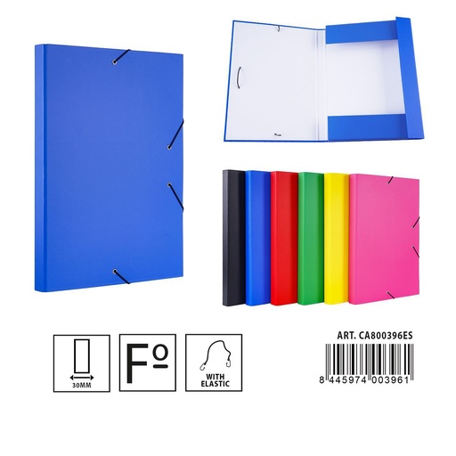 [A001329] Carpeta con goma 25*3*34 cm - Material de oficina y organización