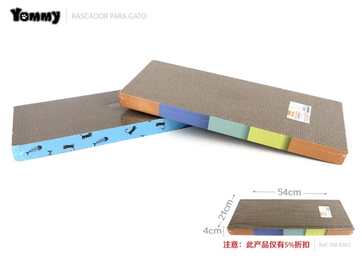[YM8361] Rascador para gato 54x21x4 cm - Accesorios para mascotas