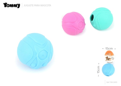 [YM3495] Juguete de goma en forma de cabeza de perro 7 cm - Accesorios para mascotas