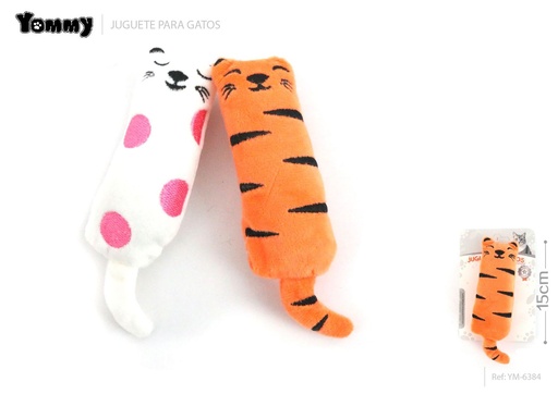 [YM6384] Juguete de peluche para gato 15 cm - Juguetes para gatos y diversión felina