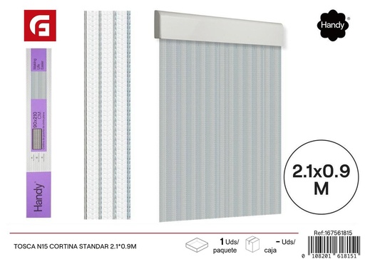 [167561815] Cortina estándar Tosca N15 2.1*0.9m - Accesorios para verano y cortinas para puertas