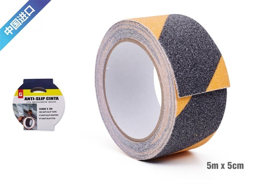 [6800366] Cinta adhesiva antideslizante de dos colores 5cm*5m - Materiales de seguridad y mantenimiento