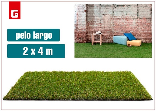 [5413018002040] Césped artificial pelo largo 2x4m - Accesorios para jardín