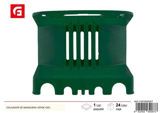[190369087] Colgador de manguera verde oscuro - Jardín y accesorios