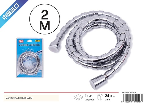 [6400048] Manguera de ducha 2m - Accesorios de baño y duchas