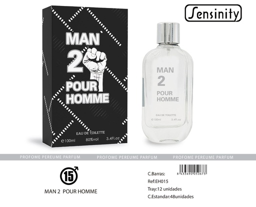 [EH015] Perfume Pour Homme 2 MAN - Fragancias masculinas de lujo