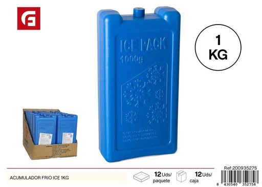 [200935275] Acumulador frío Ice 1 kg - Material de cocina