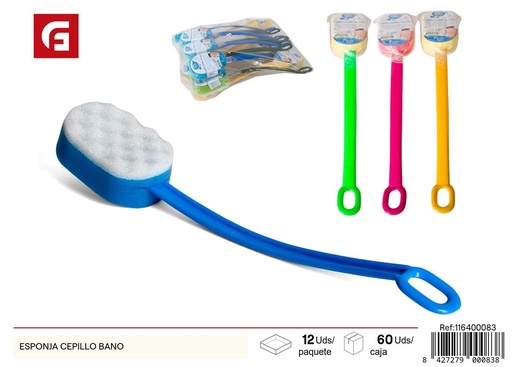 [116400083] Esponja cepillo de baño para limpieza - Productos de cuidado personal