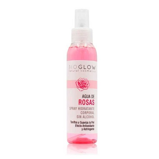 [8422828930147] Agua de rosas en spray 125ml BIOGLOW - Productos para el cuidado de la piel
