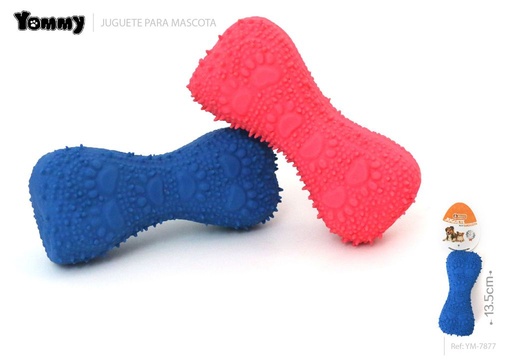 [YM7877] Juguete de látex espinoso 13.5 cm - Juguetes para mascotas