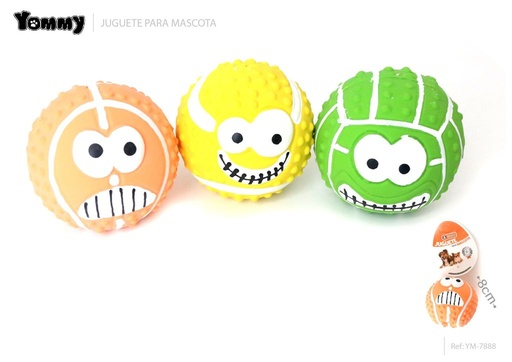 [YM7888] Juguete de látex balón grande 8 cm - Juguetes para mascotas