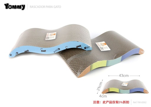 [YM8362] Rascador para gatos M de 43x21x4 cm - Accesorios para gatos