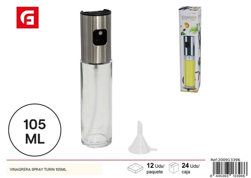 [200913396] Vinagrera spray Turin 105ml - Utensilios de cocina