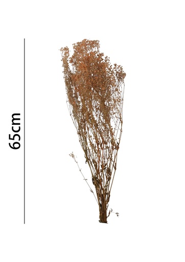 [7176-NARANJA] Gypsophila preservada 65 cm - Flores artificiales
