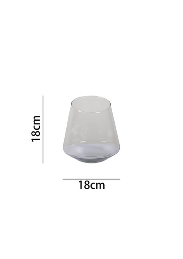 [9099-8435525747185] Jarrón H20 D18 - Jarrones y floreros de vidrio