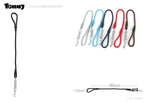 [YM0495] Cuerda de tracción para mascotas de algodón trenzado de 1.2*90 cm - Accesorios para mascotas