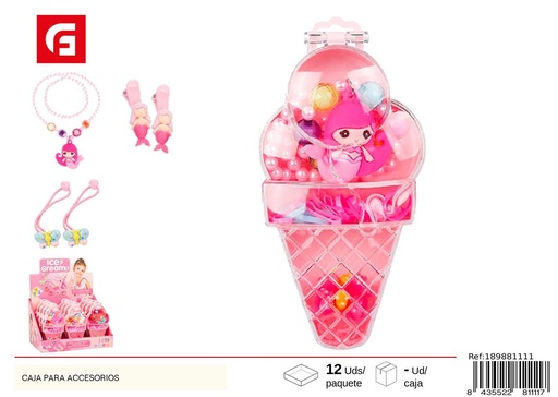 [189881111] Juego de muñeca y accesorios en caja de caramelo - Juguetes de accesorios