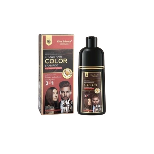 [6903072461899] Champú para cabello castaño KISS BEAUTY 3 en 1 - Productos de cuidado personal