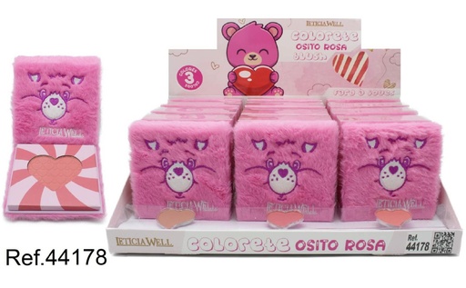 [8435433230342]  Colorete Osito Rosa 15u 44178 - Maquillaje para mejillas y colorete