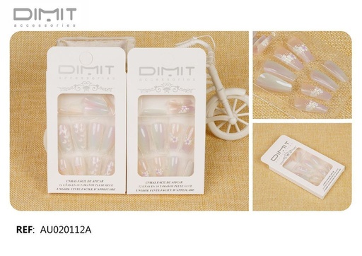[8435693874102]  Uñas Postizas 12/u AU020112A - Uñas artificiales y postizas para adultos