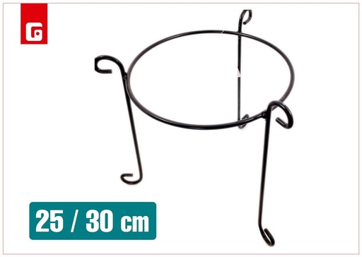 [313515048] Soporte de maceta 26 cm 3 pies - Accesorios de jardín y soporte para plantas