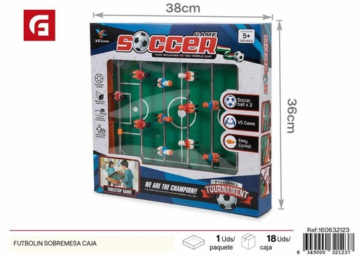 [160632123] Futbolín sobremesa en caja - Juguetes de mesa