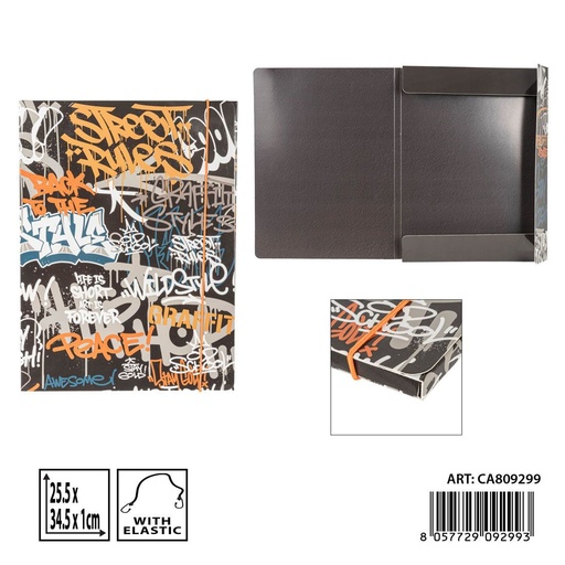 [0239147] Carpeta D1 con 3 solapas 25.5x34.5 cm - Papelería y organización