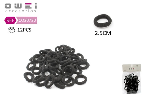 [8428947207207] Gomas para el Pelo 12 unidades CO20720 - Accesorios para el cabello