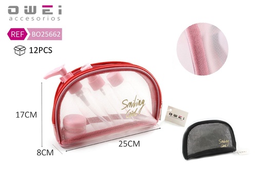 [8428947256625] Neceser 25x17x8 cm 12 unidades BO25662 - Neceseres y bolsas de viaje