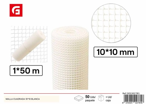[305302781] Malla cuadrada 10*10 blanca - Accesorios de jardín