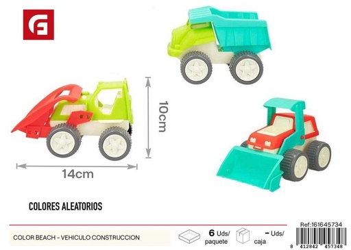 [161645734] Camión de juguete colorido - Vehículos de construcción para niños