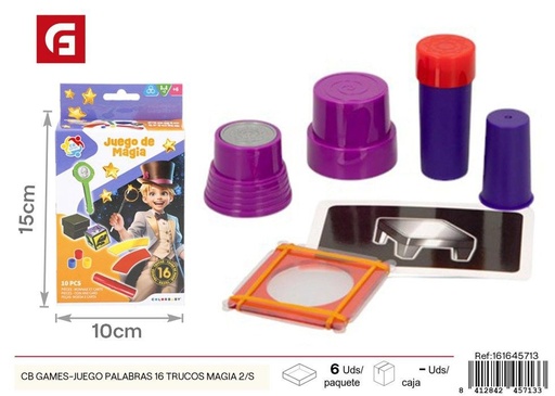 [161645713] Juego de palabras 16 trucos de magia CB Games - Juegos de mesa