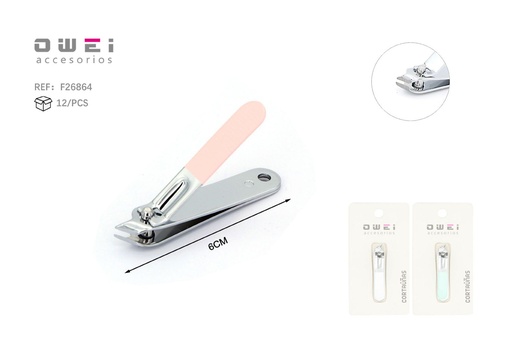 [8428947268642] Cortaúñas 12 unidades F26864 - Accesorios de uñas