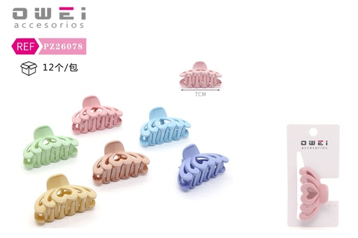 [8428947260783] Pinza de pelo 12 unidades PZ26078 - Accesorios para el cabello