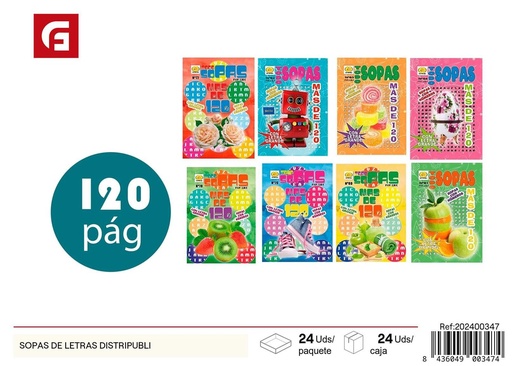 [202400347] Sopas de letras distribuida - Material escolar