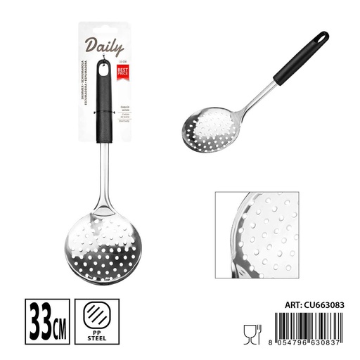 [0239903] Espumadera de acero inoxidable 33x11cm - Utensilios de cocina