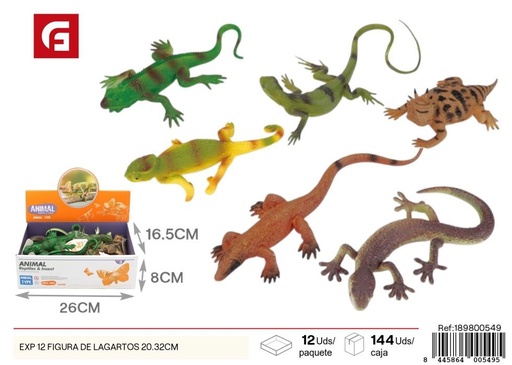 [189800549] Expositor de lagartos de 20.32 cm - Juguetes educativos 