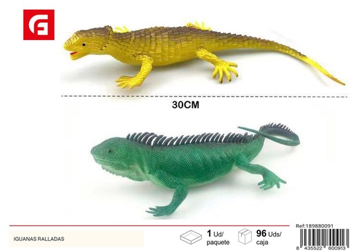 [189880091] Set de 2 iguanas - Juguetes de dinosaurios